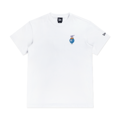 NEW ERA X ONE PIECE GEAR 5 FISH FISH FRUIT WHITE SHORT SLEEVE T-SHIRT