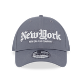 NEW ERA ODE TO NY GRAY 9FORTY CAP