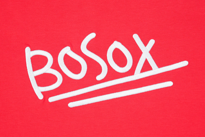 BOSTON RED SOX - BOSOX - SPEECH BUBBLES SCARLET SHORT SLEEVE T-SHIRT