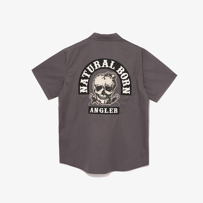 Apparel NE Natural Born Angler Shirt Dark Gray