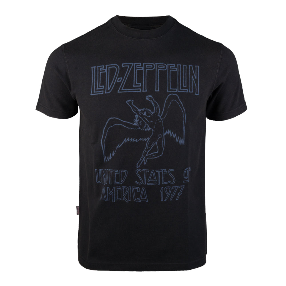 Led Zeppelin Charcoal United States T-Shirt