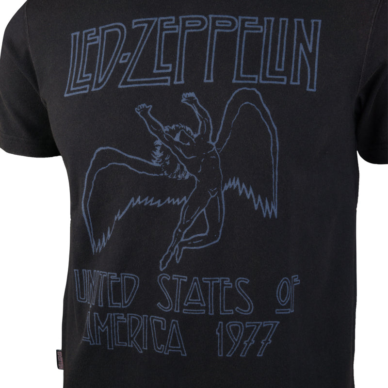 Led Zeppelin Charcoal United States T-Shirt