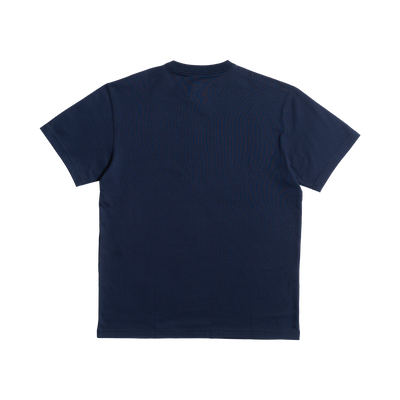 Ss Tee Wireframe Mountain Outdoor Navy