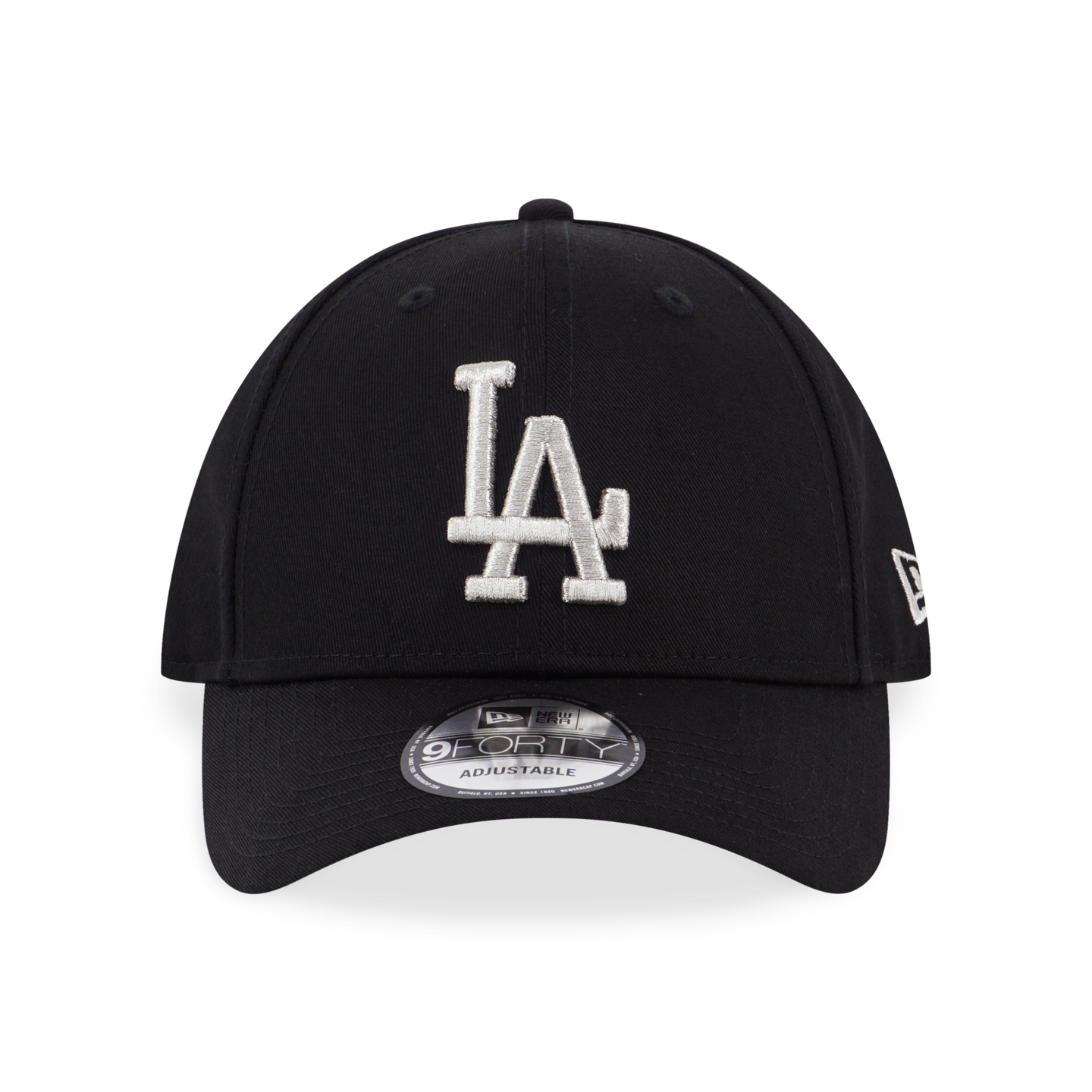 BASIC SILVER MLB LOS ANGELES DODGERS LOGO BLACK 9FORTY CAP