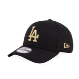 BASIC GOLD MLB LOS ANGELES DODGERS LOGO BLACK 9FORTY CAP