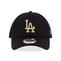 BASIC GOLD MLB LOS ANGELES DODGERS LOGO BLACK 9FORTY CAP