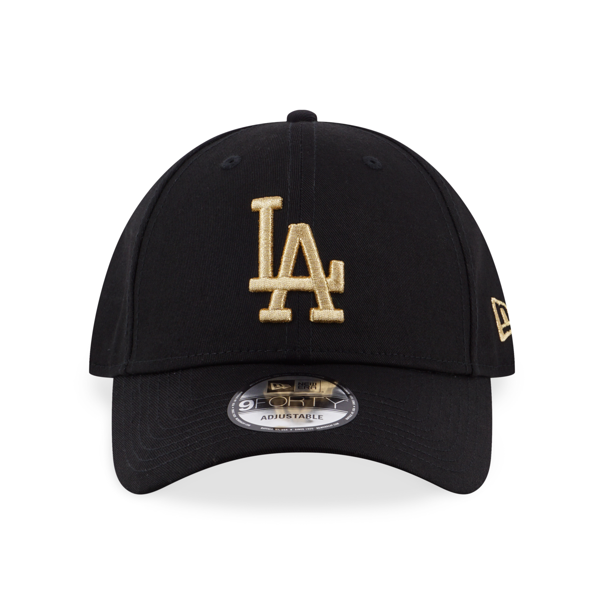 BASIC GOLD MLB LOS ANGELES DODGERS LOGO BLACK 9FORTY CAP