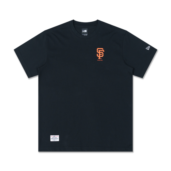 Exclusive Fitted Black San Francisco Giants Orange Pinstripe New Era Short Sleeve T-Shirt L