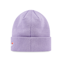 Basic Cuff Beanie Heart Lilac