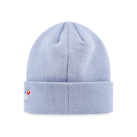 Basic Cuff Beanie Heart Grizzly Blue