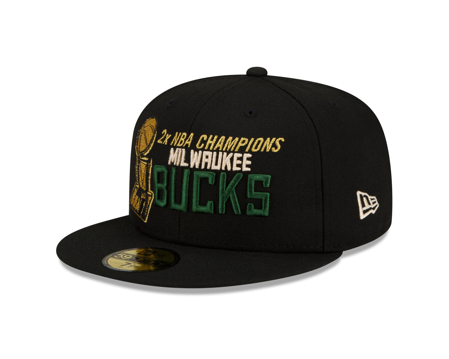 59Fifty NBA21 Multi Champions Milwaukee Bucks