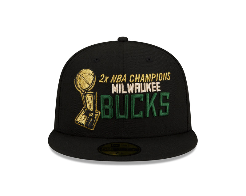 59Fifty NBA21 Multi Champions Milwaukee Bucks
