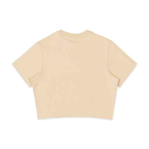 Women's Crop Tee Floral NYC Oat Milk
