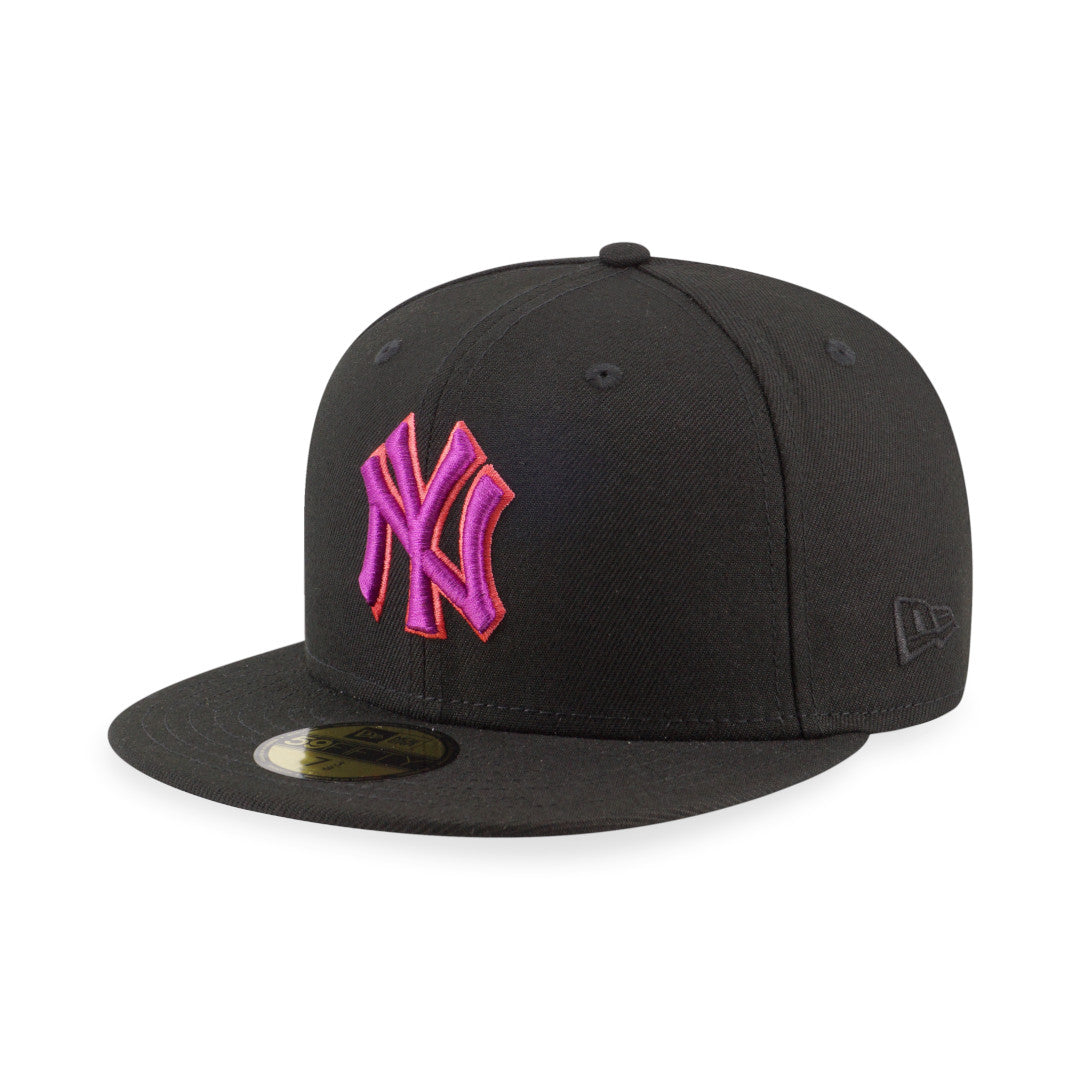 New York Yankees Pink Walnut Scarlet 59Fifty Fitted Hat by MLB x New Era