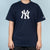 Ss Tee Pennant New York Yankees Navy