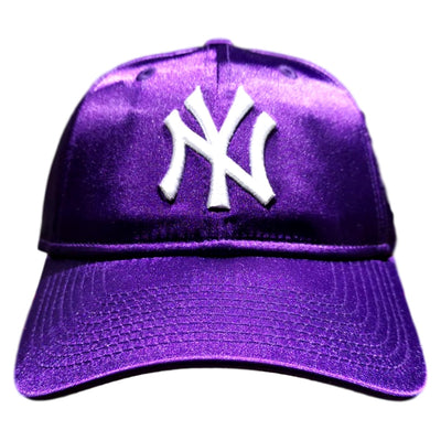 9Forty Unstructured Satin New York Yankees Purple OSFM