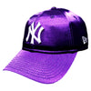 9Forty Unstructured Satin New York Yankees Purple OSFM