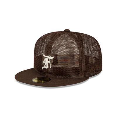 Fear of God Essentials Walnut Full Mesh 59Fifty Fitted